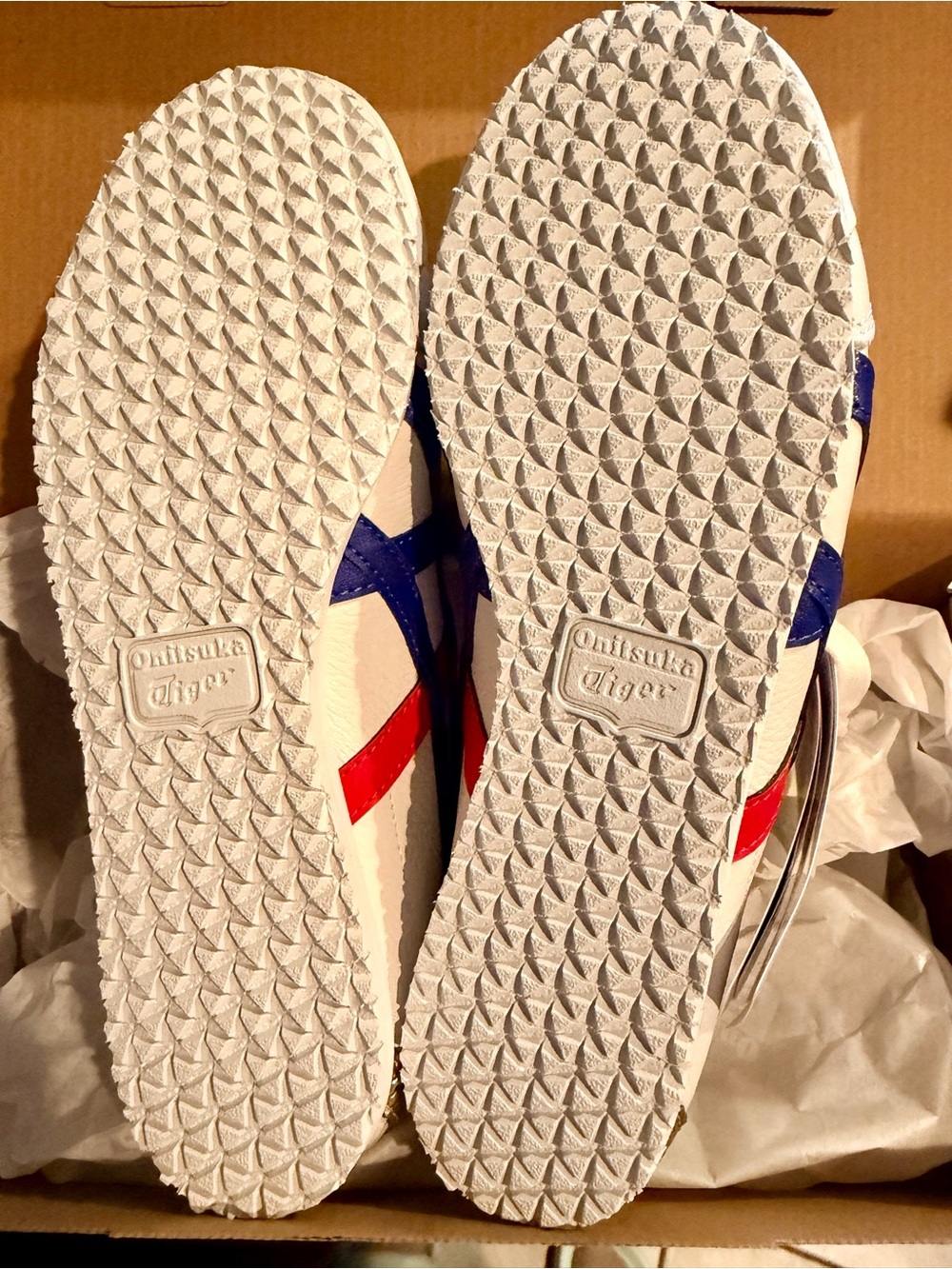 Onitsuka Tiger by Asics Mexico 66 - White, Blue, Red, & Gold - Picture 5 of 7